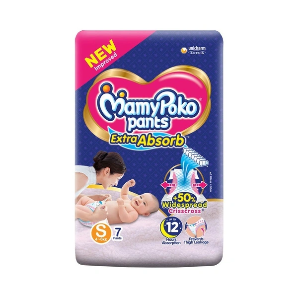 Mamypoko Extra Absorb Small Diaper Pants 7 N