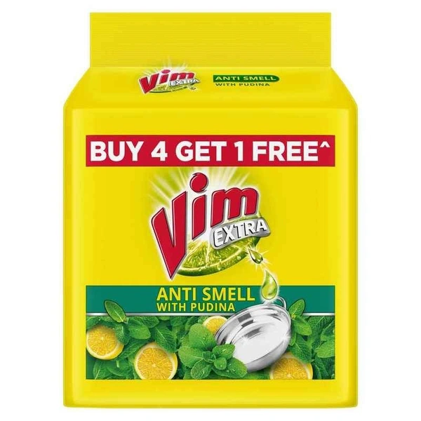 Vim Anti Smell Dishwash Bar 5 U X 200 g
