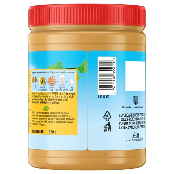 Kissan Peanut Butter Creamy 920 G