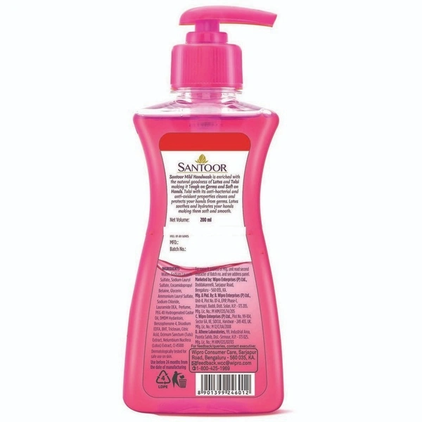 Santoor Hand Wash Mild 200 ml