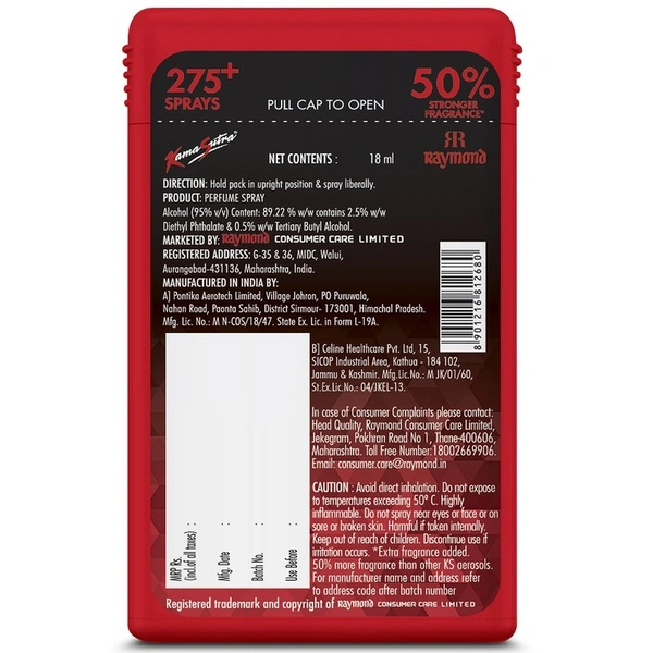 Kamasutra Spark Pocket Deo 18 ml