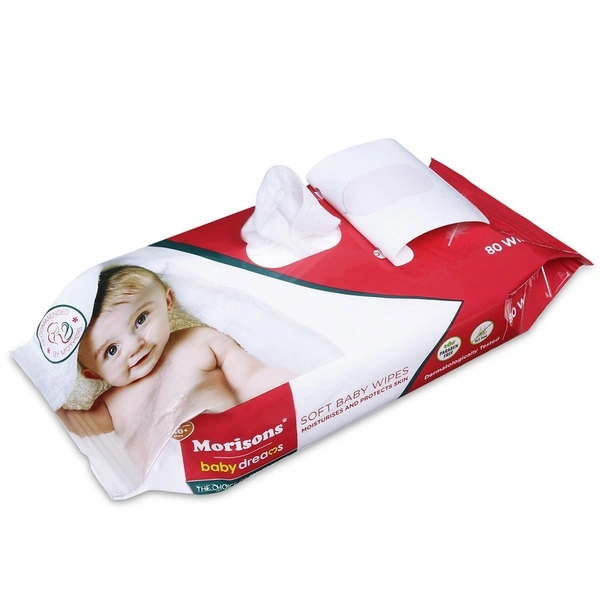 Morisons Baby Wipes Without Lid 80 Wipes
