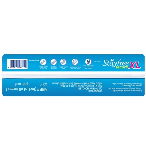 Stayfree Dry XL Sanitary Pads 6 N