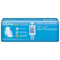 Stayfree Secure Dry Wings Regular Sanitary Pads 6 N