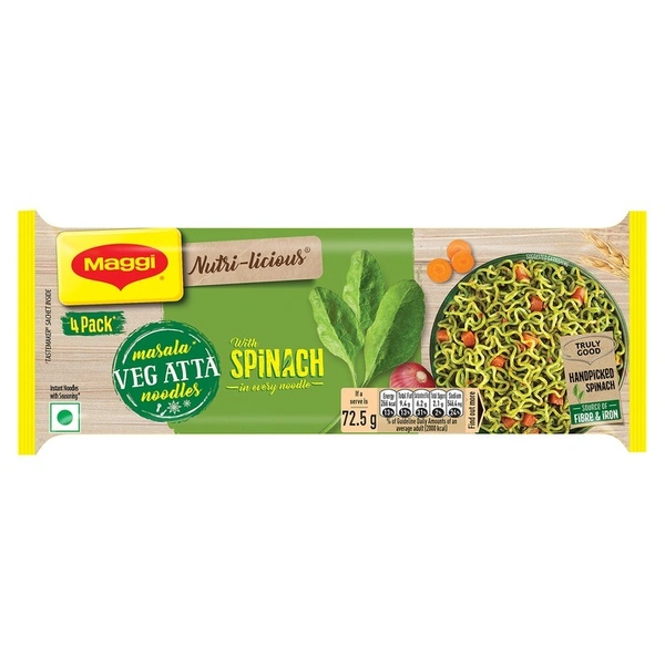 Maggi Atta Masala Spinach Noodles 290 g