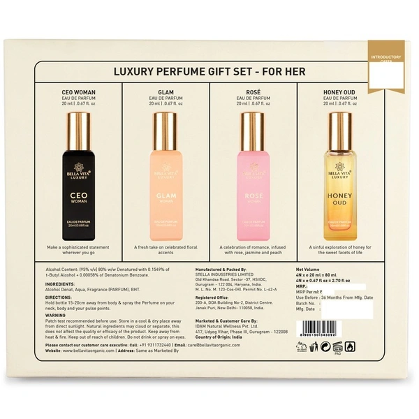 Bellavita Luxury gift Set For Her 80 ml