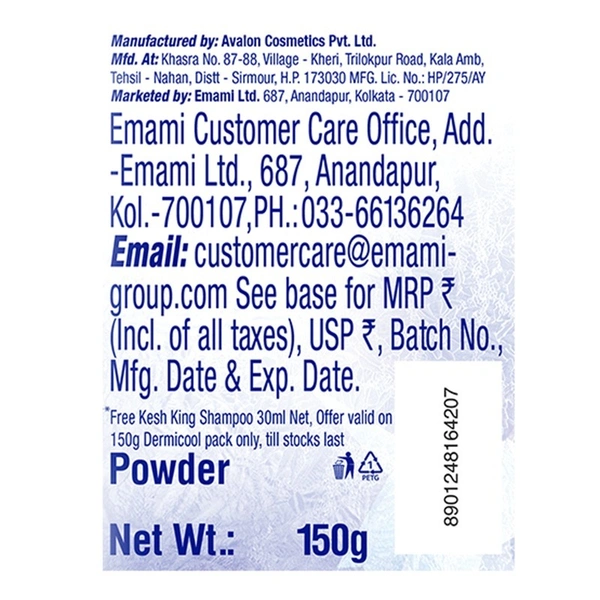 Dermicool Lavender Prickly Heat Powder 150 g