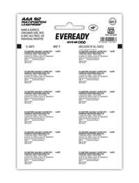 Eveready Blue 912 AAA Cell 12 N