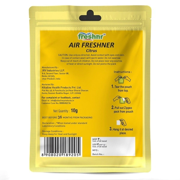 Freshnr Citrus Air Freshener 10 g