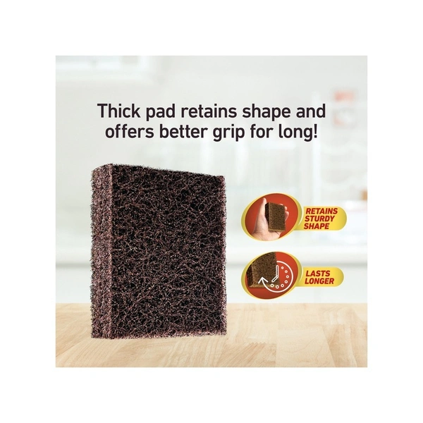 Scotch Brite 7 Cm X 10 Cm Super Strong Scrub Pad Pack of 2