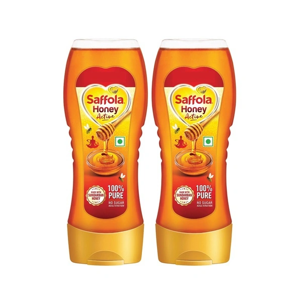Saffola Honey Squeezy Pack 350 G + 350 G