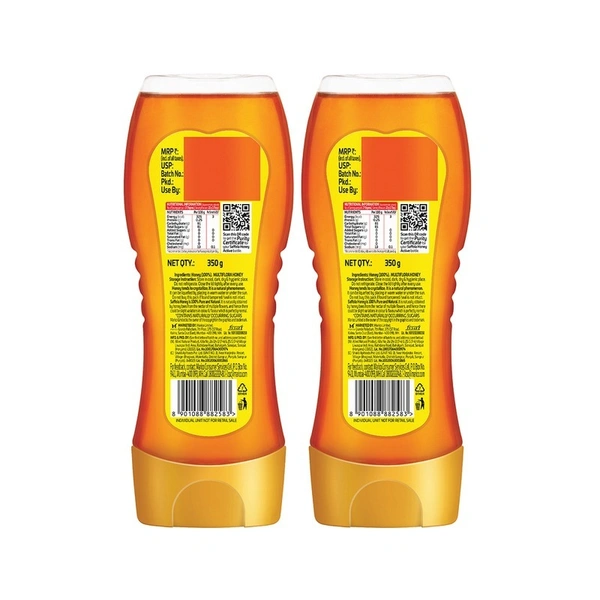 Saffola Honey Squeezy Pack 350 G + 350 G