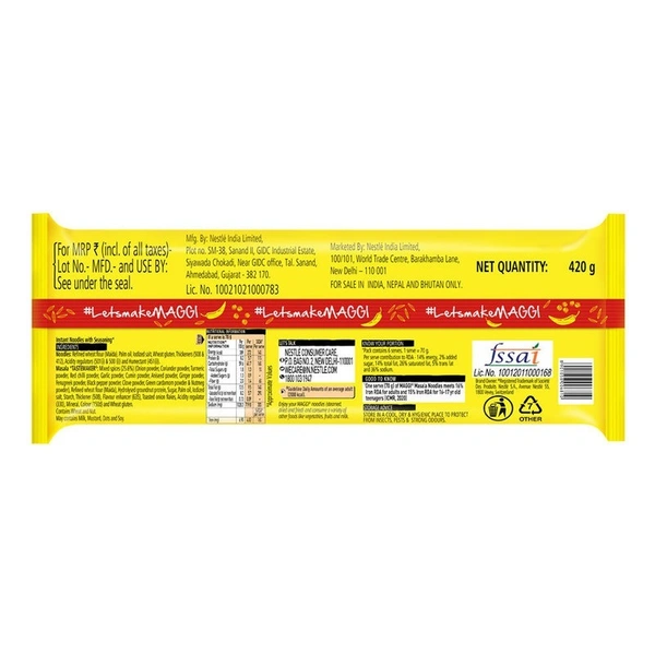 Maggi Masala Noodles 420 g