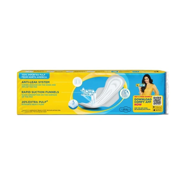 Comfy Snug Fit Regular Dry Sanitary Pads 6 N