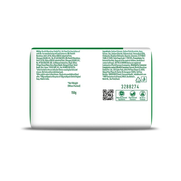 Dettol Original germ Defence 5 N (150 g Each)