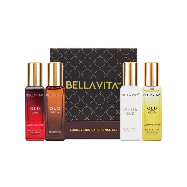 Bellavita Luxury Oud Parfum gift Set 4 N (20 ml Each)