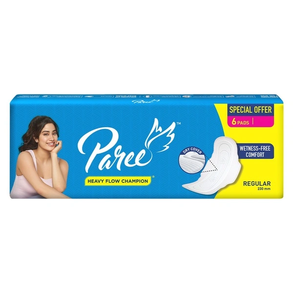 Paree Heavy Flow Regular Sanitary Pads 6 N