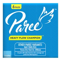 Paree Heavy Flow Regular Sanitary Pads 6 N