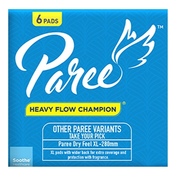 Paree Heavy Flow Regular Sanitary Pads 6 N