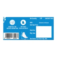 Paree Heavy Flow Regular Sanitary Pads 6 N