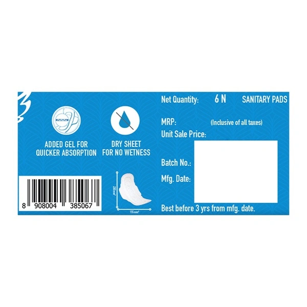 Paree Heavy Flow Regular Sanitary Pads 6 N