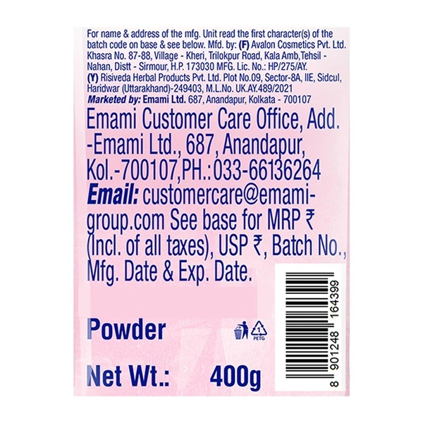 Dermicool Her Prickly Heat Talcum Powder 400 g