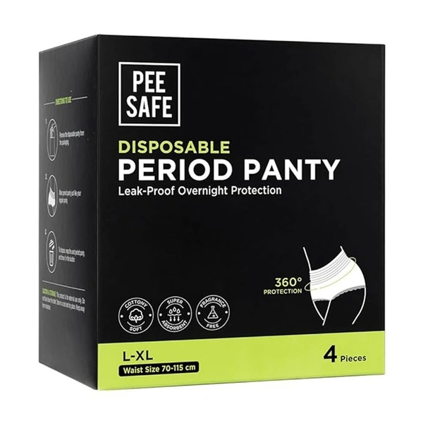 Pee Safe Pee safe L-XL Leakage Proof Disposable Period Panty 4 N