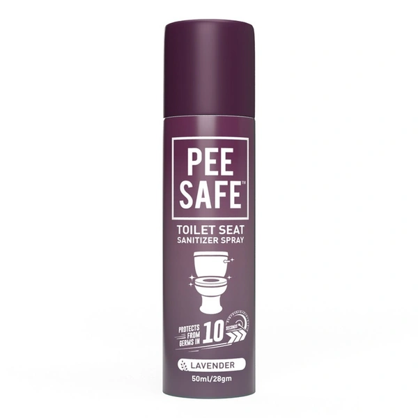 Pee Safe Toilet Seat Lavender Sanitizer Spray 50 ml