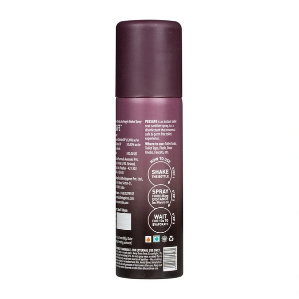 Pee Safe Toilet Seat Lavender Sanitizer Spray 50 ml
