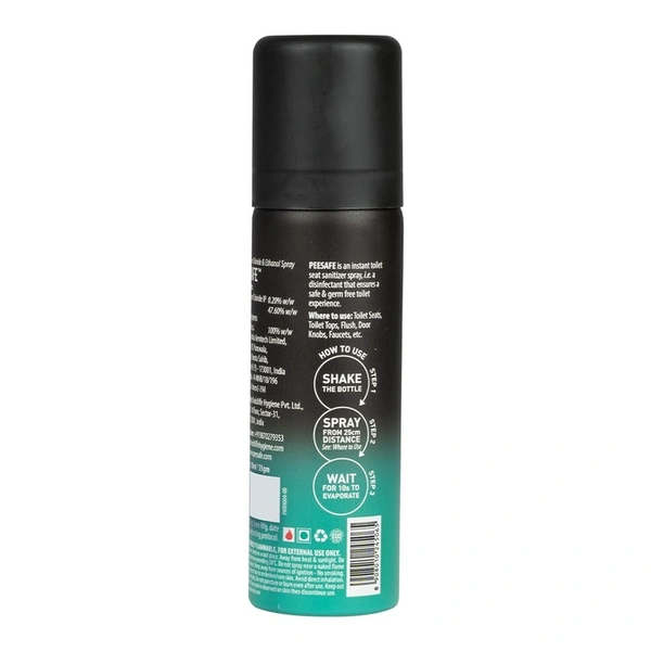 Pee Safe Toilet Seat Mint Sanitizer Spray 50 ml