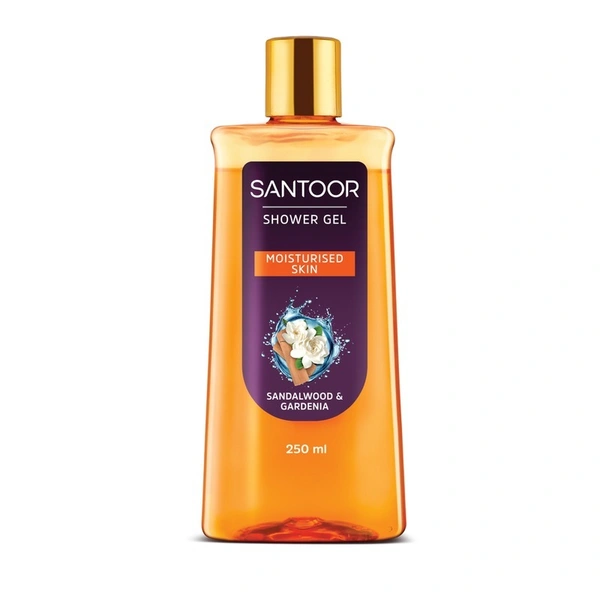 Santoor Sandalwood & Gardenia Shower Gel 250 ml