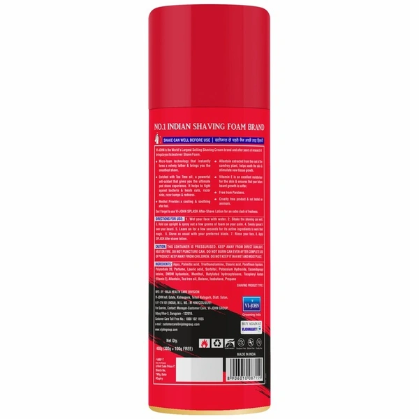 Vi-John Buttery Cool Moisturizing Shaving Foam 400 g
