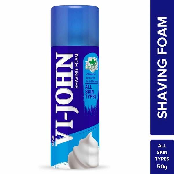 Vi-John Buttery Cool All Skin Types Shaving Foam 50 g