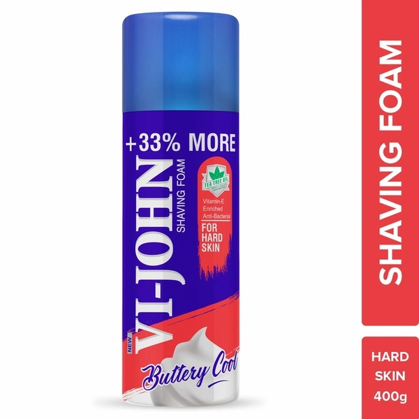 Vi-John Buttery Cool Hard Skin Shaving Foam 400 g