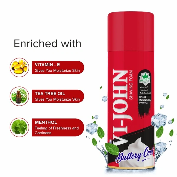 Vi-John Buttery Cool Moisturizing Shaving Foam 50 g