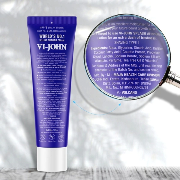 Vi-John Classic Bacti Guard Shaving Cream 125 g