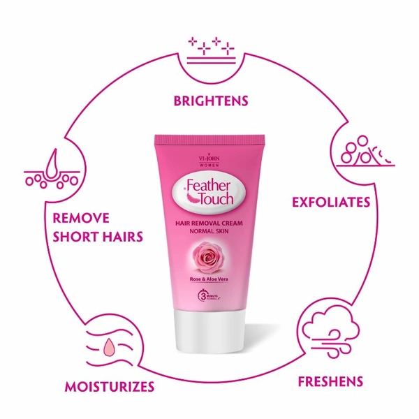 Vi-John Rose And Alo Vera Women Hair Removal Cream 40 g