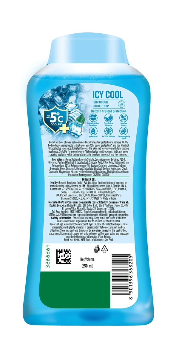 Dettol Icy Cool Bodywash 250 ml
