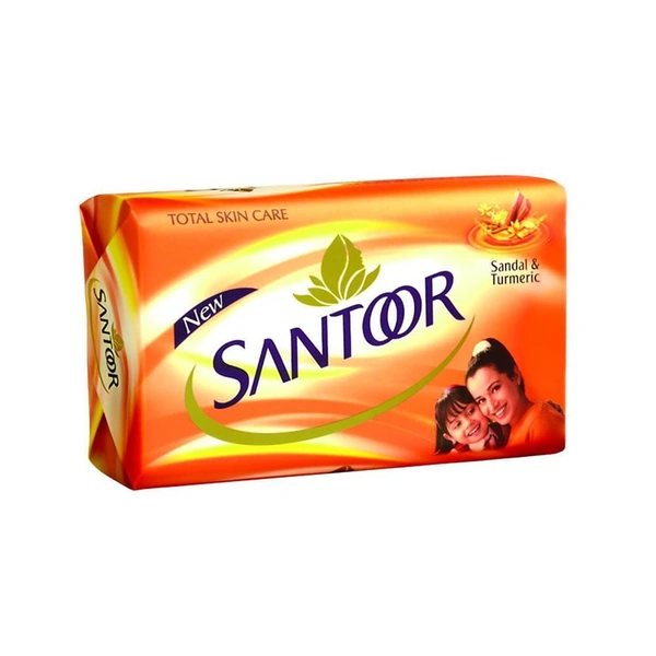 Santoor Sandal & Turmeric Soap 4 N (125 g Each)
