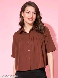 MT RETAIL WOMEN REGULAR DRESS FOR (SM) - Brown, SM