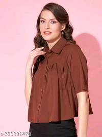 MT RETAIL WOMEN REGULAR DRESS FOR (SM) - Brown, SM