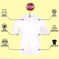 MT RETAIL WHITE PRINTAD T-SHIRT FOR WOMEN - Black, 6-7Years