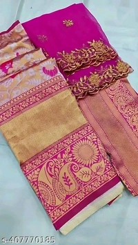 MT RETAIL Charvi Voguish Women Lehenga - Magenta / Fuchsia, NO SIZE