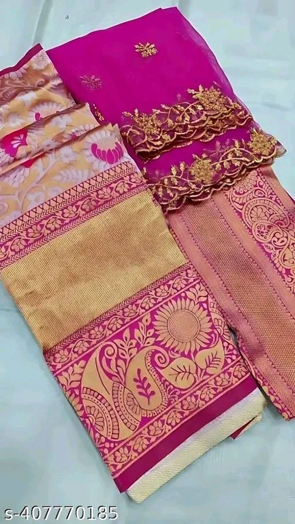 MT RETAIL Charvi Voguish Women Lehenga - Magenta / Fuchsia, NO SIZE