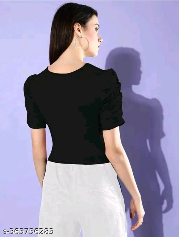 MT RETAIL  Elegant Women Tops & Tunics - Black, XL