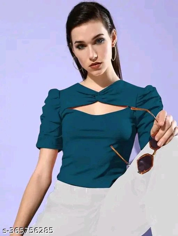 MT RETAIL  Elegant Women Tops & Tunics - Parsley, XXL