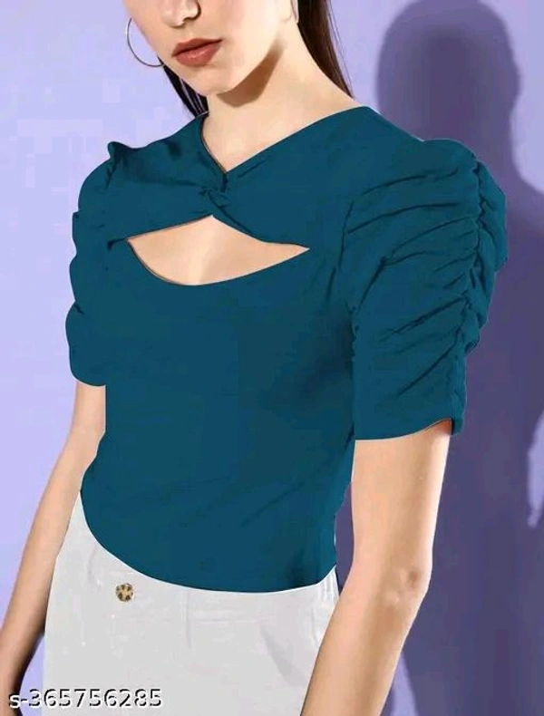 MT RETAIL  Elegant Women Tops & Tunics - Parsley, XXL