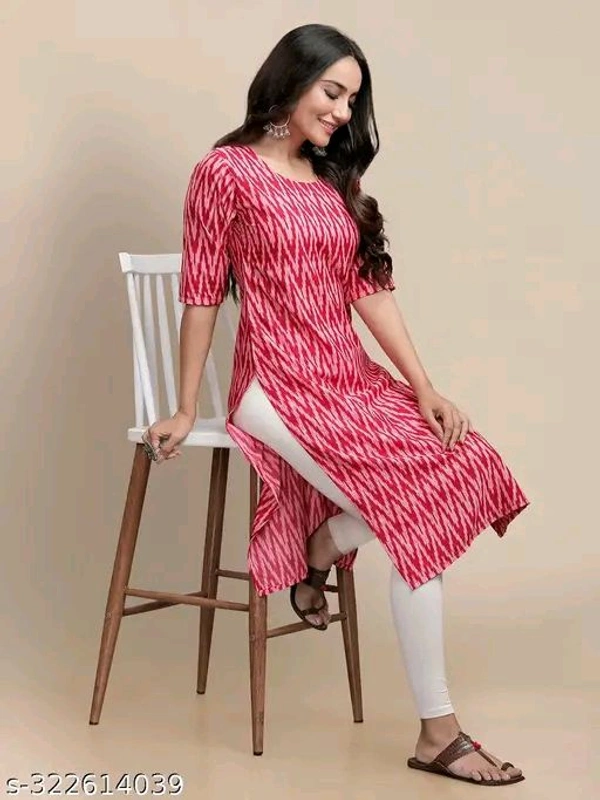 MT RETAIL WOMEN LONG KURTi - Brick Red, ME