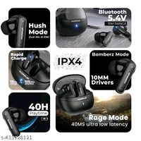 MT RETAIL STANDARD HEADPHONES TES  - Black, MTBLTH, FREE SIZE