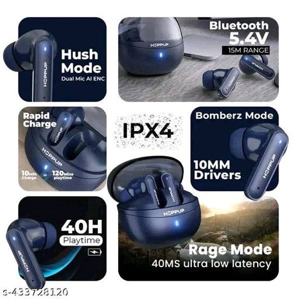 MT RETAIL STANDARD HEADPHONES TES  - Persian Blue, MTBLTH, FREE SIZE